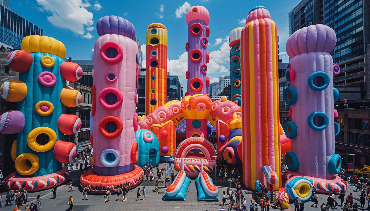 Comment les structures gonflables géantes transforment le marketing visuel