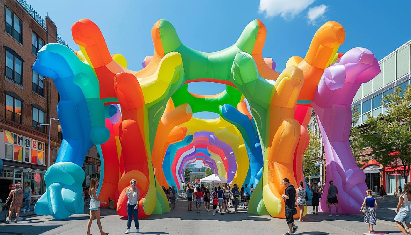 Comment les structures gonflables révolutionnent la communication visuelle